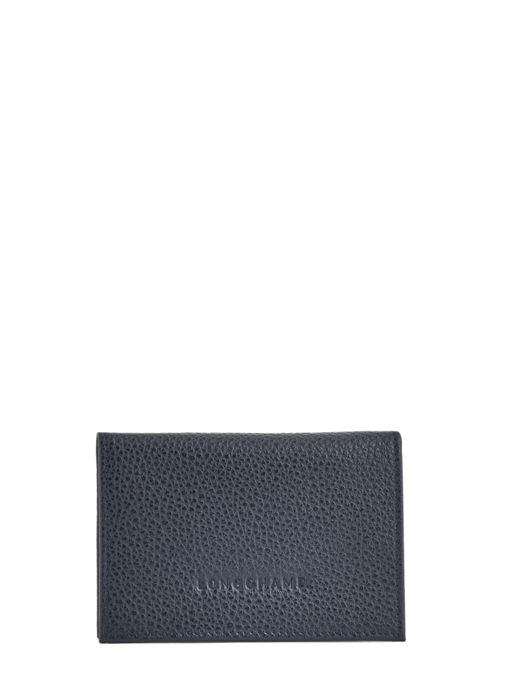 Longchamp Le foulonné Kredietkaarthouder Blauw